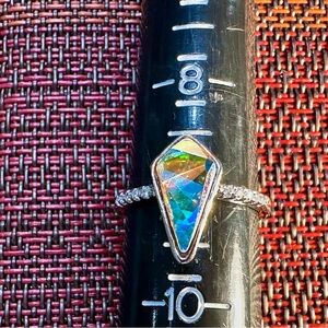 Fragrant Jewels Silver Prism Ring